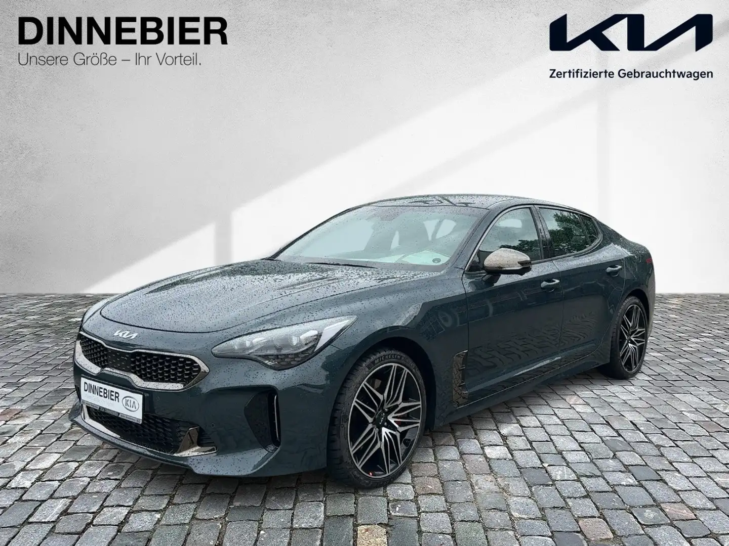 Kia Stinger 3.3T AWD AT8 GT STD ACC FLA Bel.Sitz 4xSHZ Verde - 2