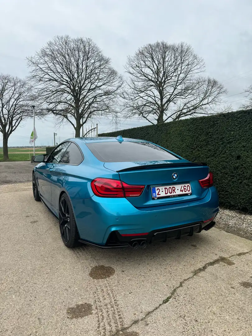 BMW 420 420d Coupe Aut. M Sport Bleu - 2