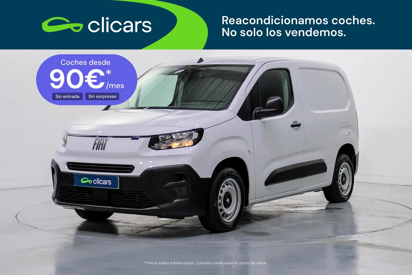 Fiat Dobló Furgón 1.5BlueHDI L1 H1 Standard 650kg 75K Blanco - 1