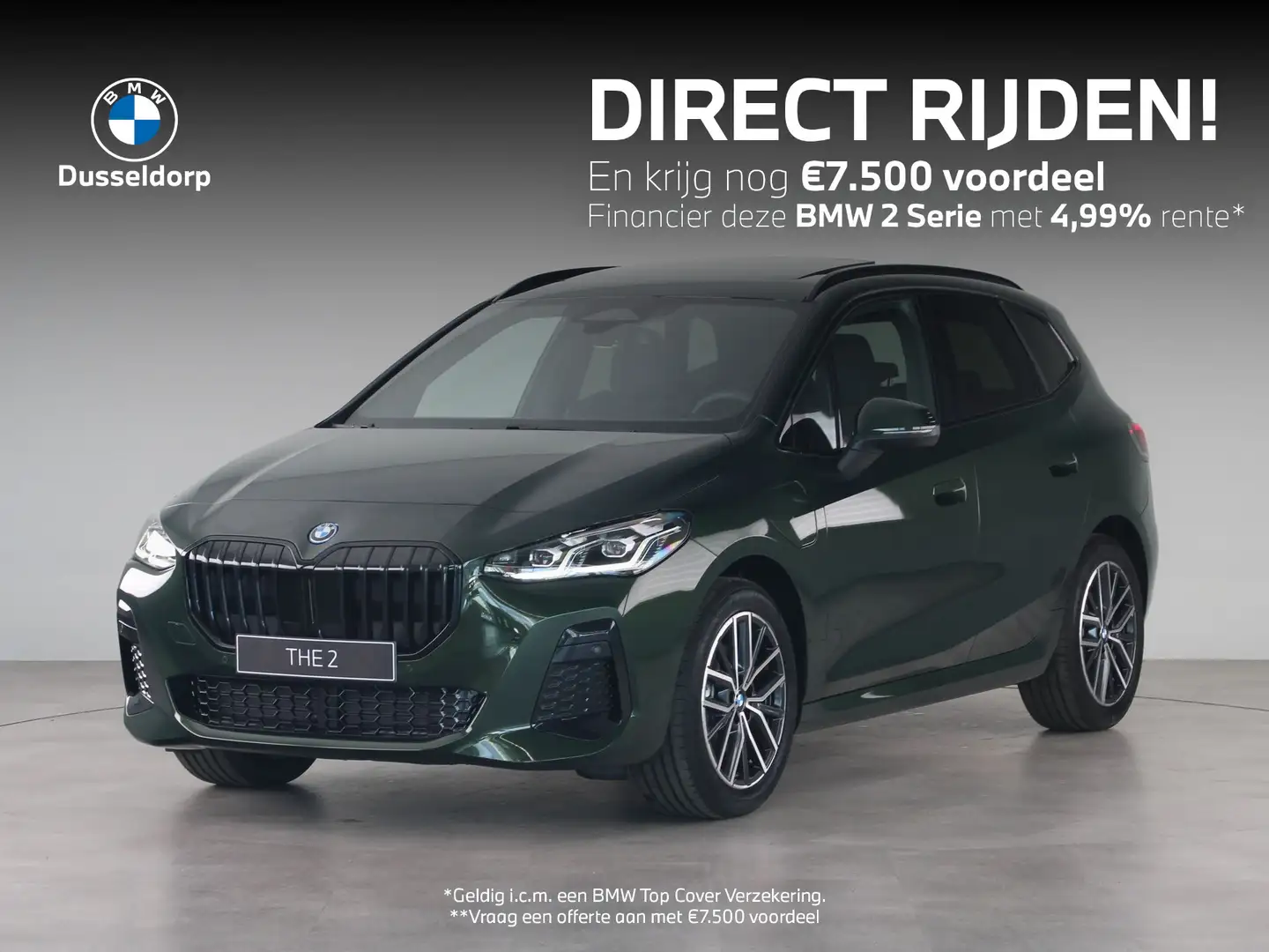 BMW 225 2 Serie Active Tourer 225e xDrive Groen - 1