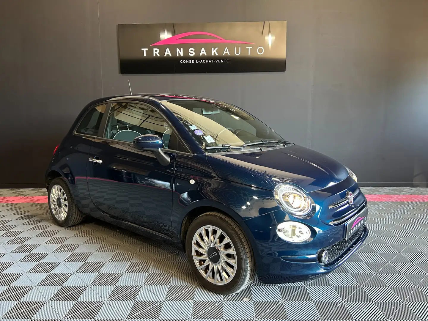 Fiat 500 LOUNGE Bleu - 1