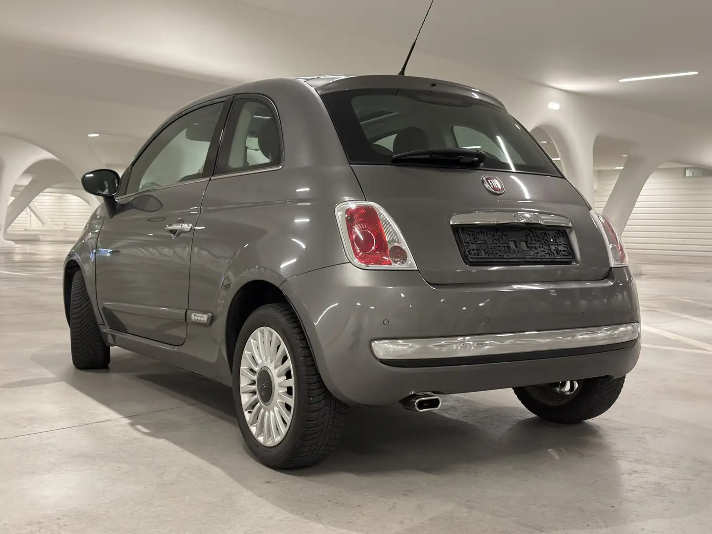 Fiat 500 1.2i Lounge Stop Gris - 2