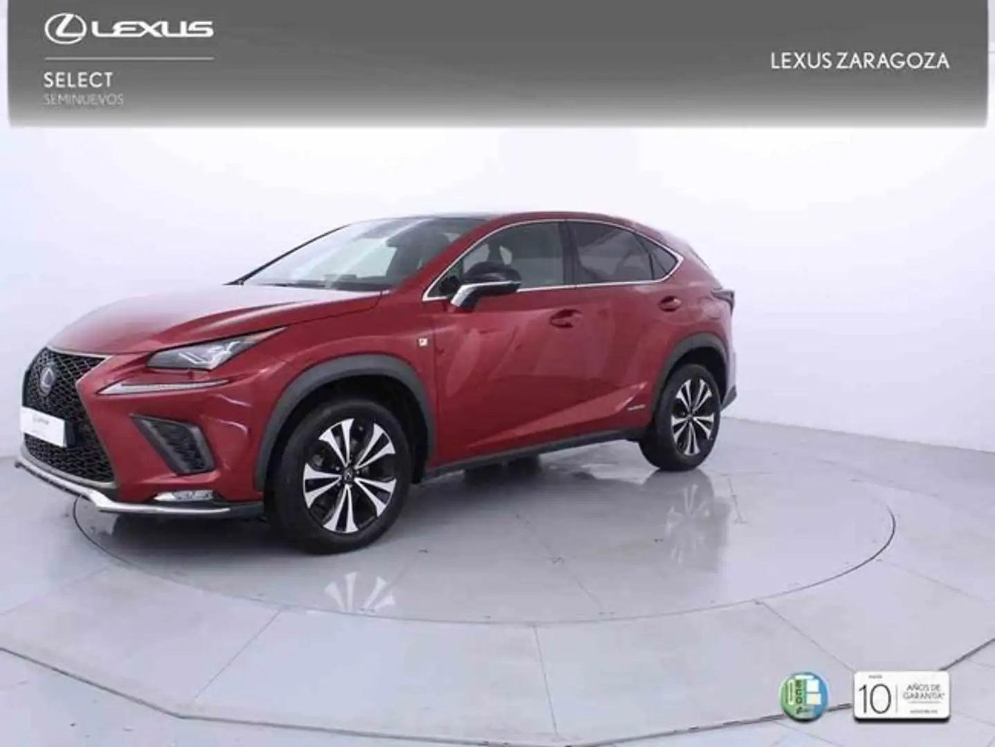 Lexus NX 300 300h F Sport 4WD Panorámico Rojo - 1