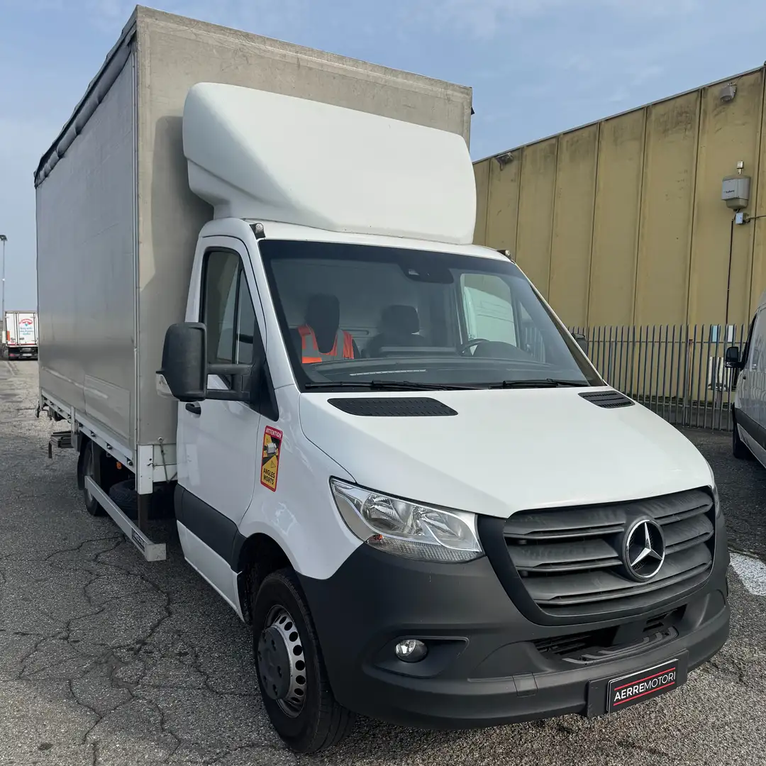 Mercedes-Benz Sprinter 519 T 43/35 Auto / 55 Quintali Centina + Sponda Weiß - 2
