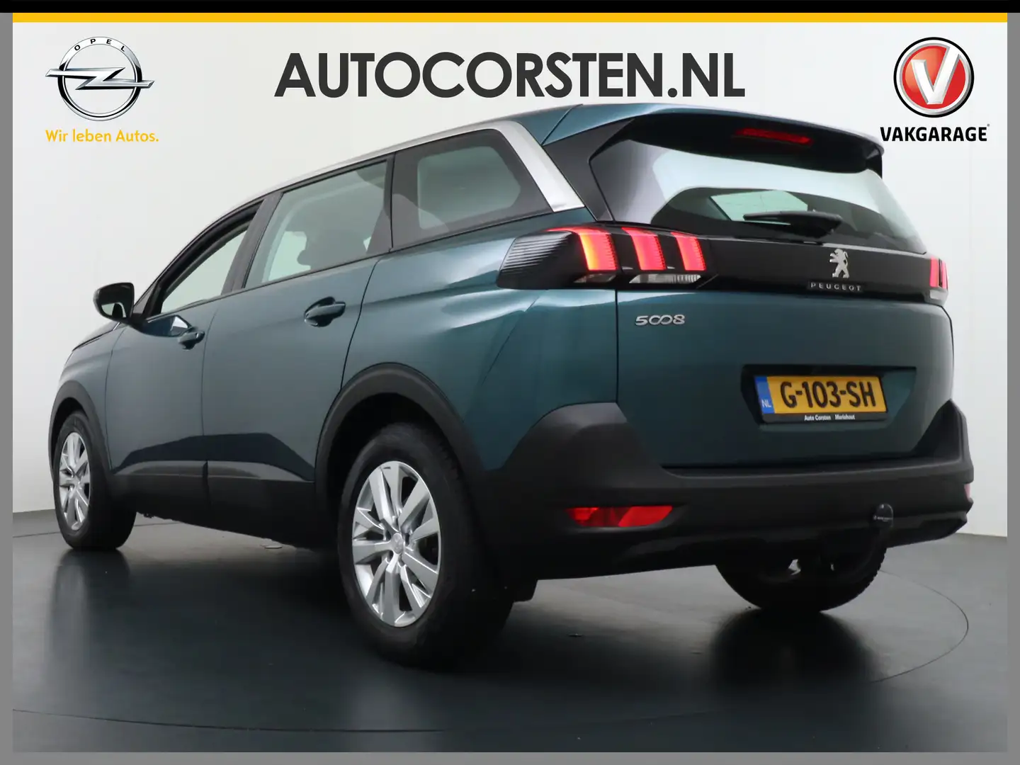 Peugeot 5008 T131PK AUT-8 7-Pers.Navi 360°Camera Apple Carplay Zöld - 2