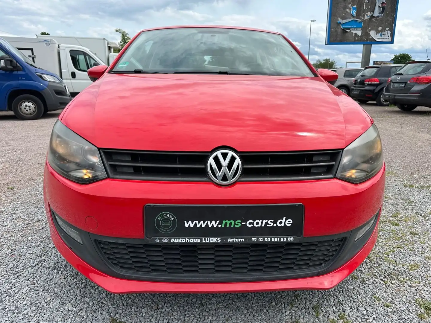 Volkswagen Polo 1.2 Trendline *Klima/Sitzheizung/Radio* Rood - 2