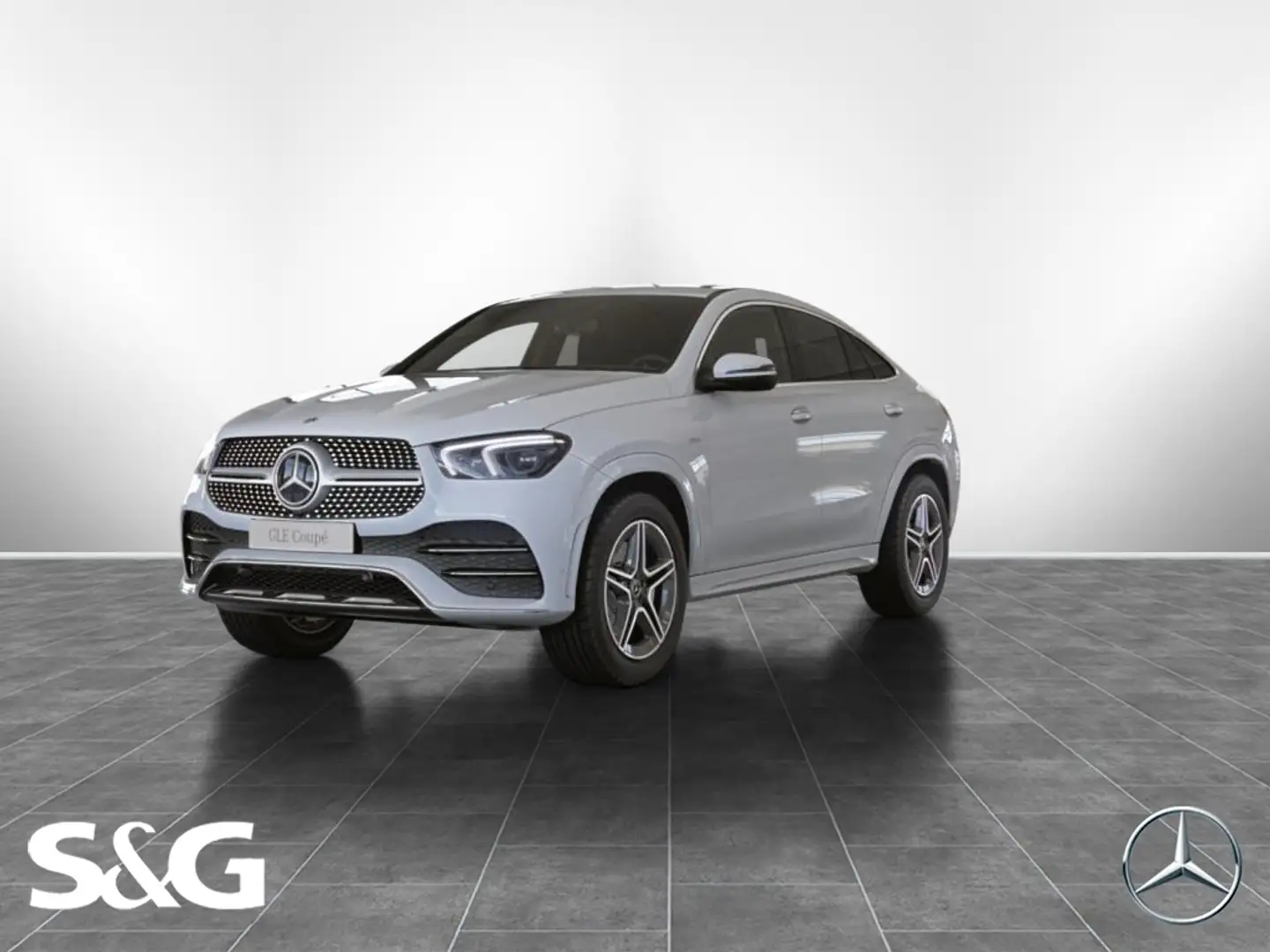 Mercedes-Benz GLE 350 de 4M Coupé AMG 360°+MBUX+AHK+HUD Biały - 1
