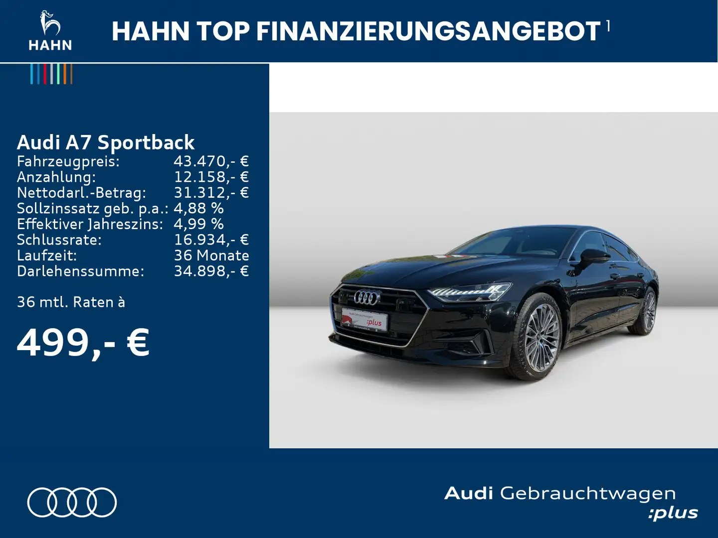 Audi A7 40 TDI quattro S tronic Matrix Virt Fekete - 2