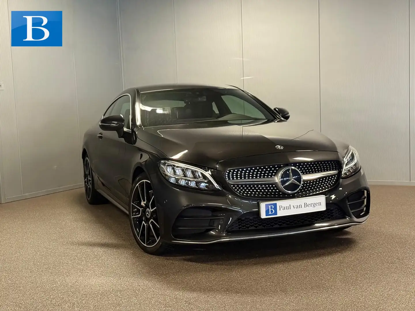 Mercedes-Benz C 180 Coupé Facelift AMG STYLING-CAMERA-DIGI DASH-COMPLE Gris - 1