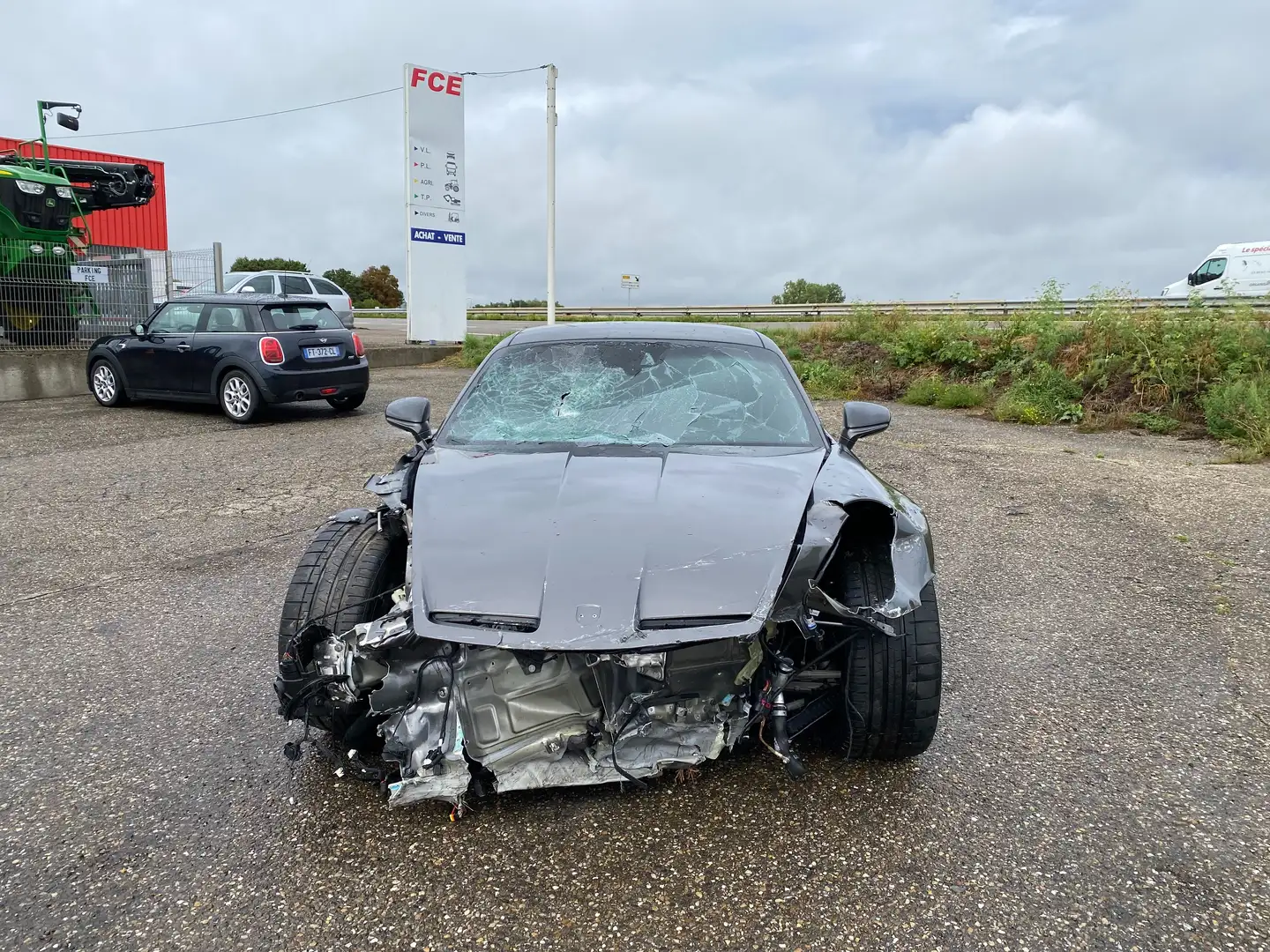 Porsche 911 911/992 4.0i GT3 1er Main  endommagée Grau - 2