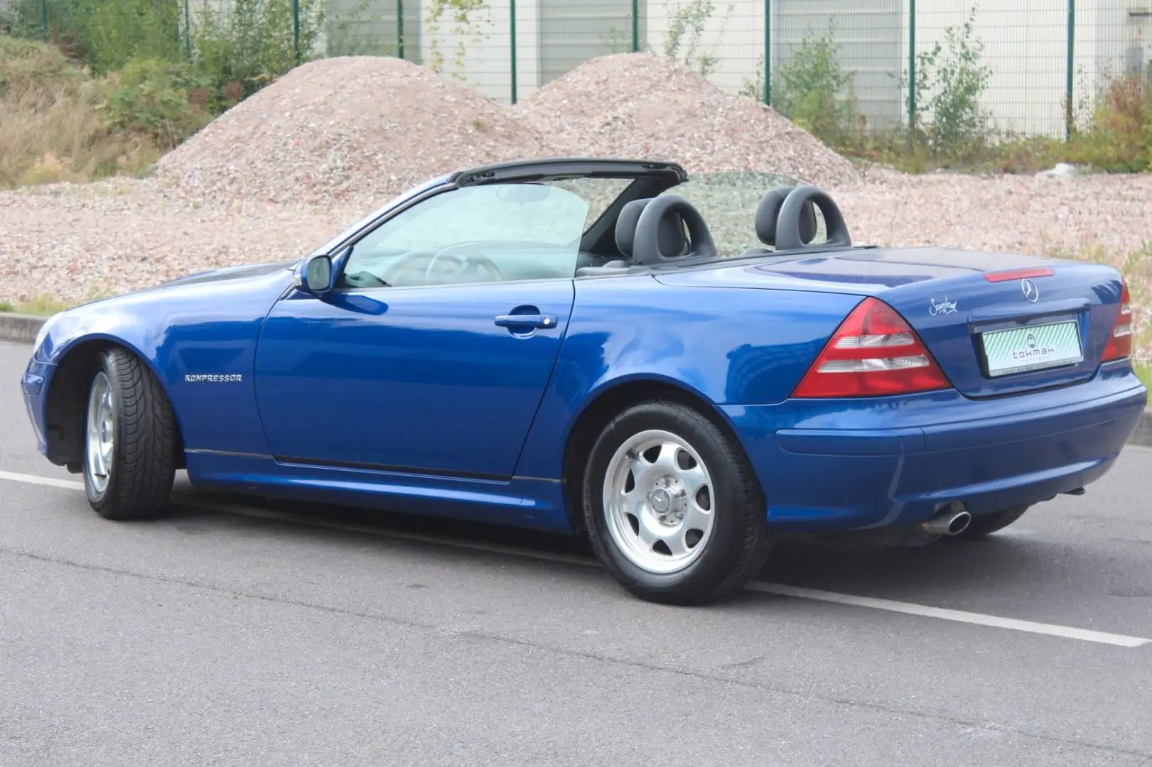 Mercedes-Benz SLK 200 Kompressor Klima 1.Hand Scheckheft Blau - 2
