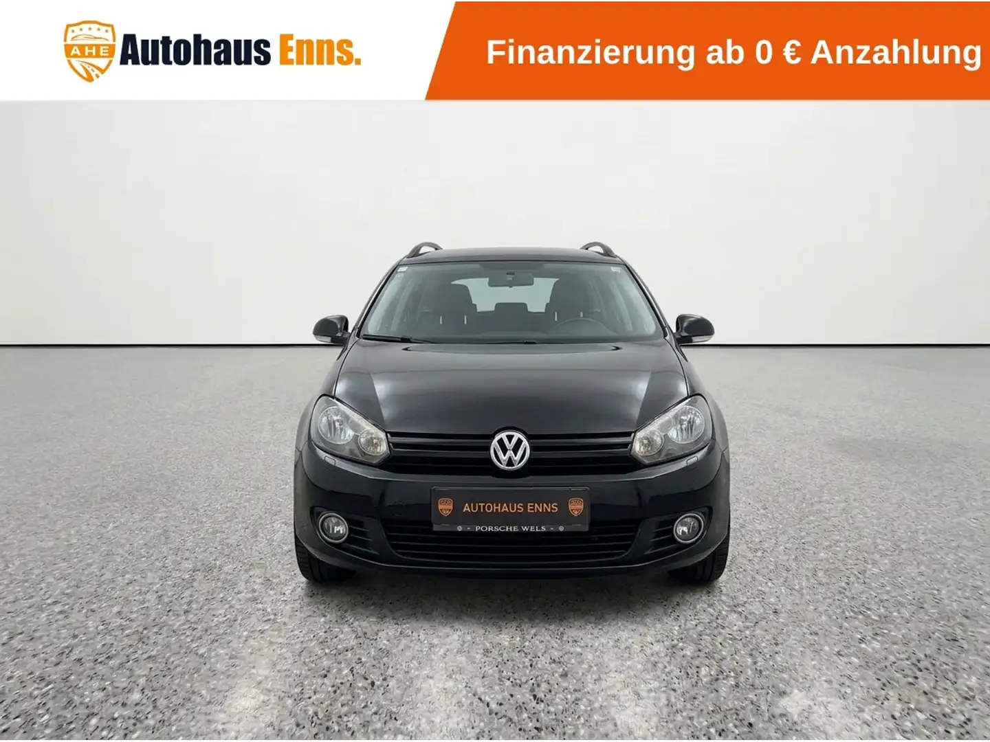 Volkswagen Golf Variant TEMPOMAT / Klima / PARKSENSOREN / Sitzheiz. vorne / Elektr. Spiegel / Elektr. Fensterheber / Parksensor vorne Schwarz - 2