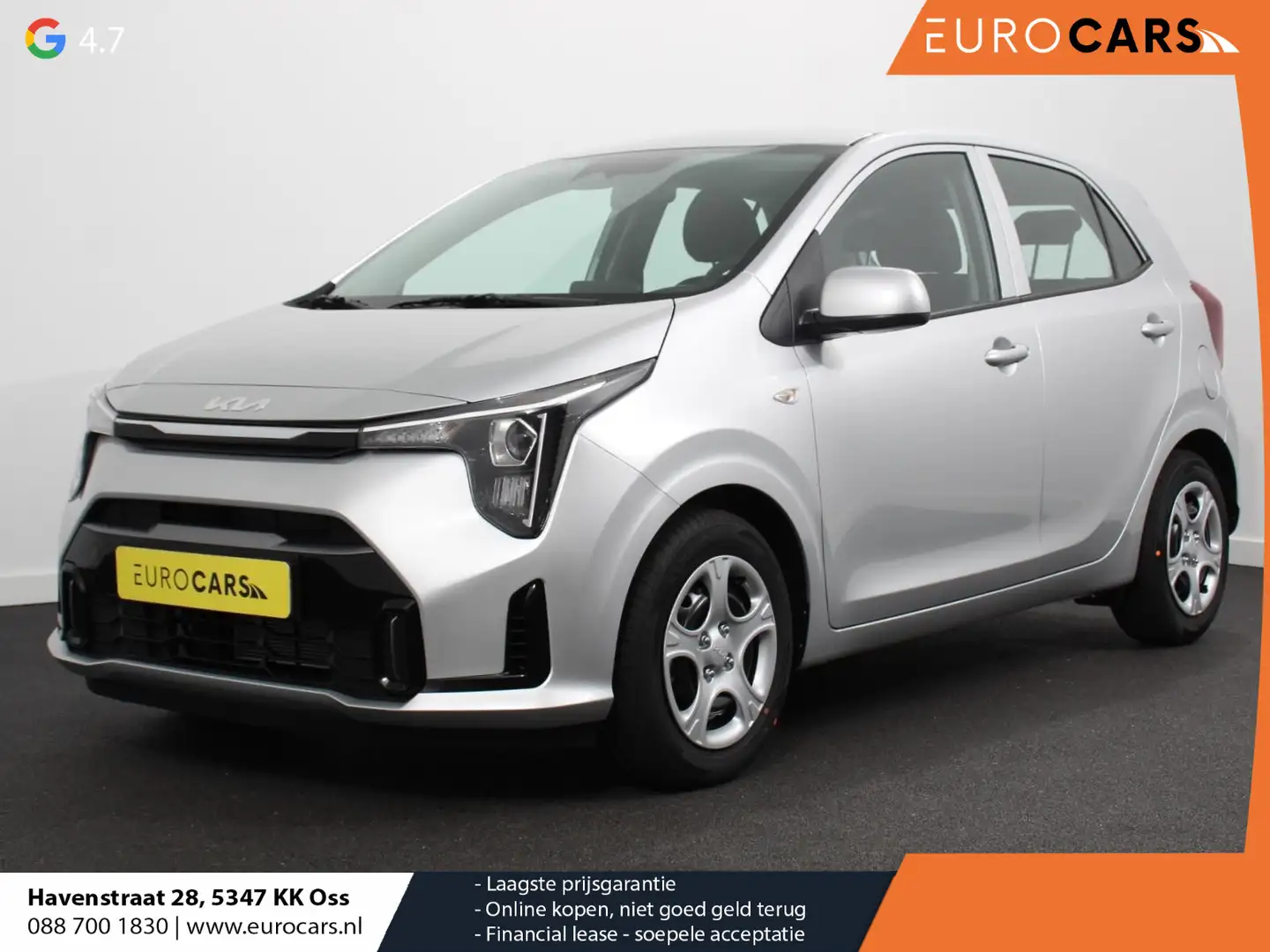 Kia Picanto 1.0 DPI Automaat DynamicLine | Navigatie Apple Car Zilver - 1