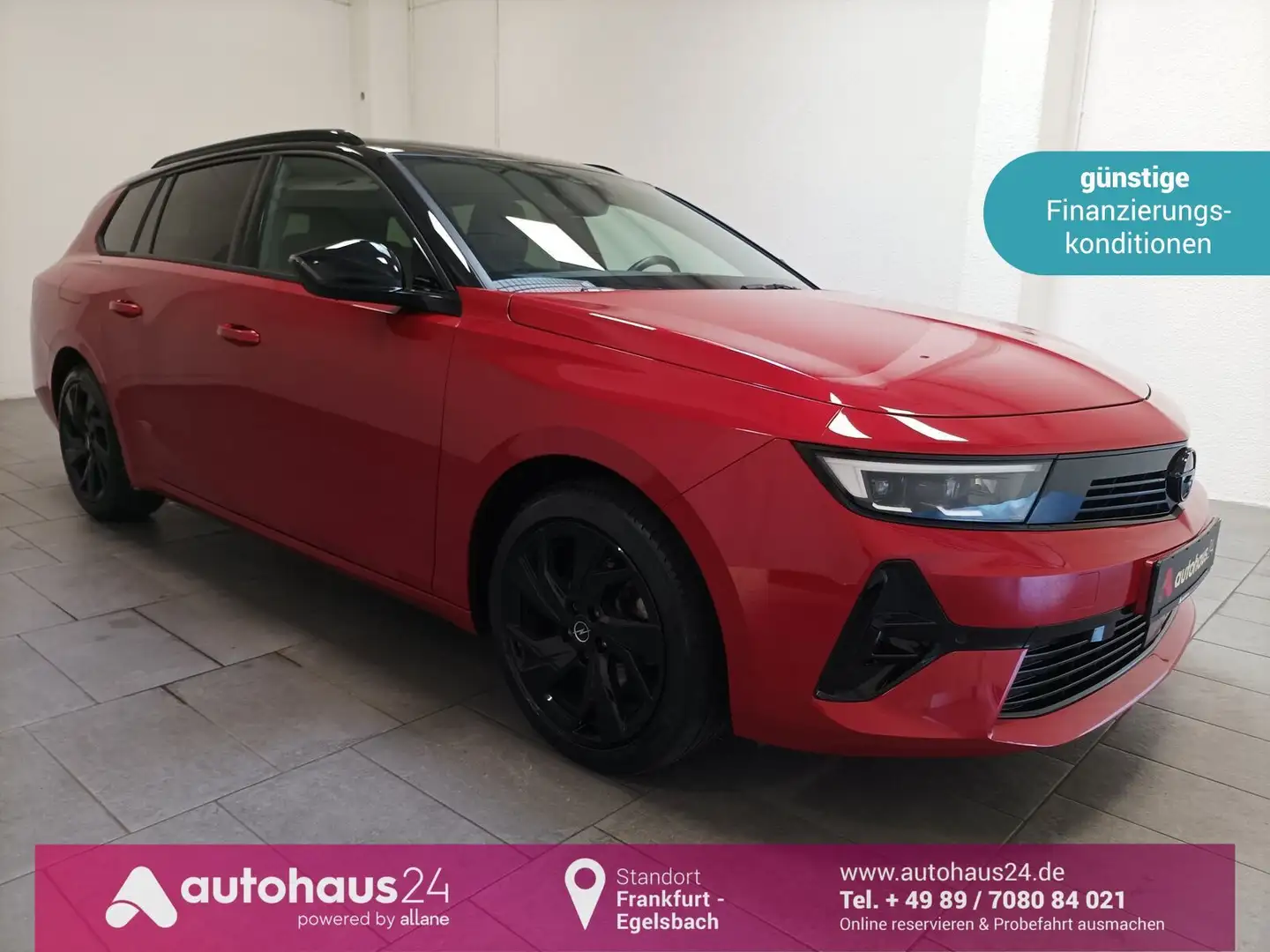 Opel Astra L 1.2 Turbo GS AHK|360°|Lenkrhzg.|Sitzhzg. Rot - 1