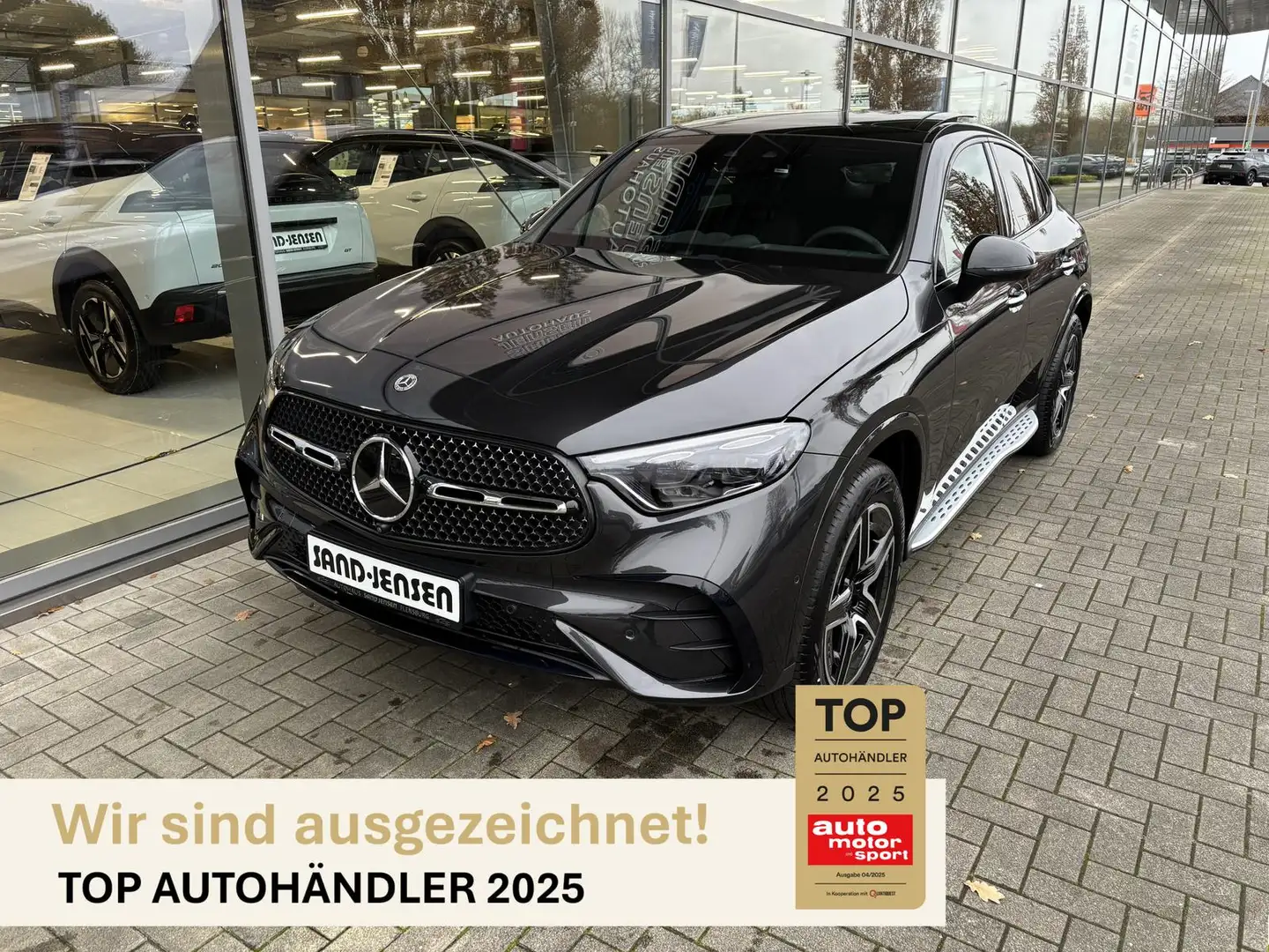 Mercedes-Benz GLC 400 e 4M Coupé AMG Line Prem+ AHK Burm Pano Szary - 1