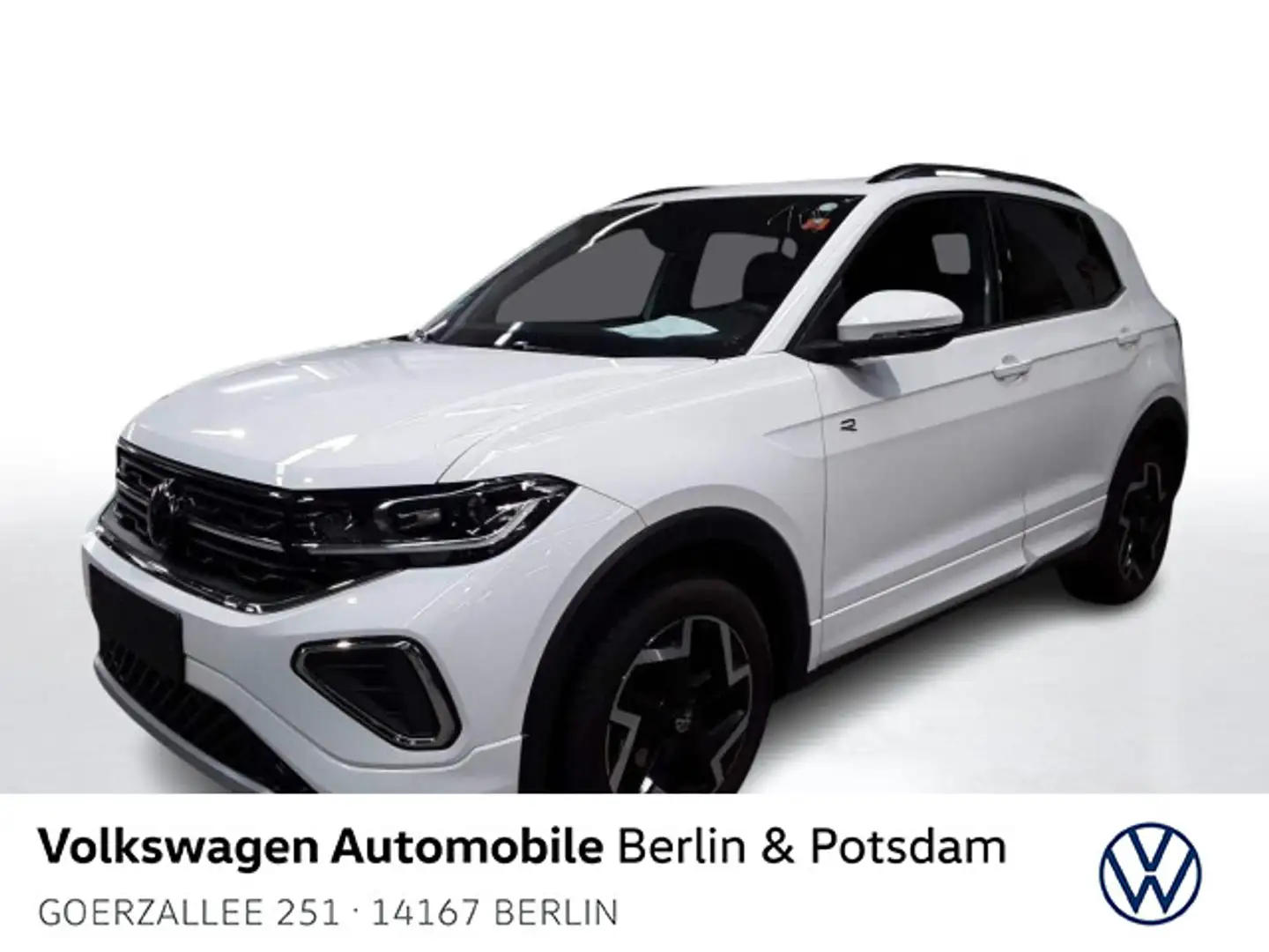 Volkswagen T-Cross 1.5 TSI DSG R-Line Navi R-Kam AHK LED Weiß - 1