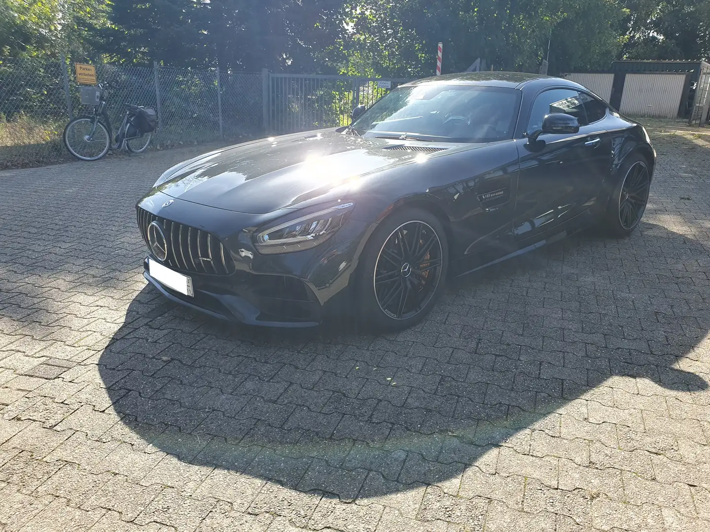 Mercedes-Benz AMG GT C Coupe (190.380), Folierung Front, Top Zustand!!! Noir - 2
