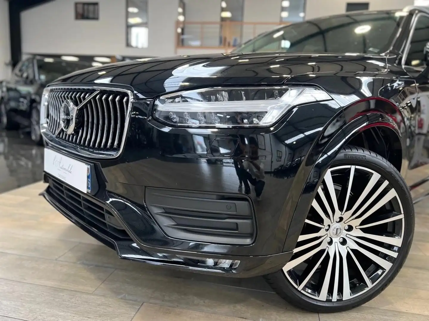Volvo XC90 II (2) B5 AWD D MILD HYBRID 235 ULTIMATE STYLE 7PL GEARTRONIC8 + ATTELAGE ELECTRIQUE Noir - 2