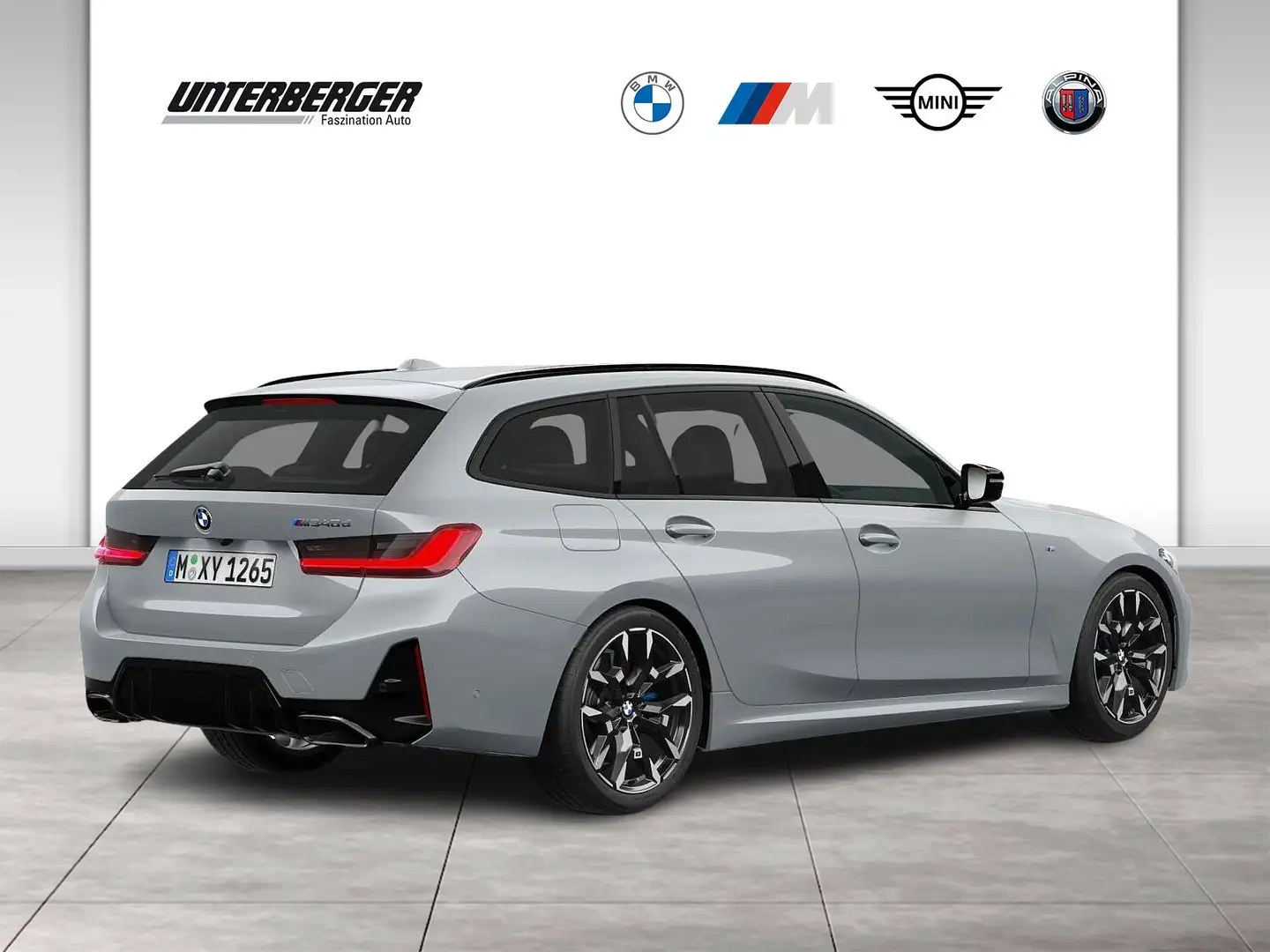 BMW 340 M340d xDrive Touring Facelift 360° HUD HiFi Pano D Grau - 2