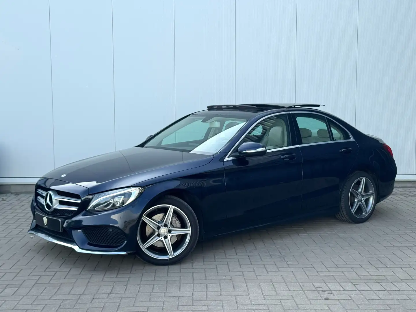 Mercedes-Benz C 220 d✅AMG Line GARANTIE Pano Autom 7G-Tr Burmester Синій - 1