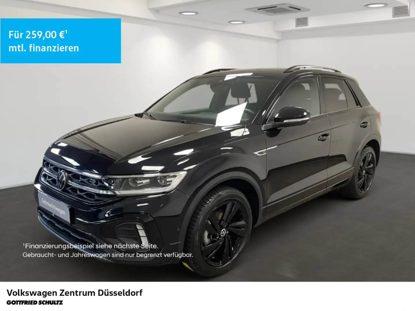 Volkswagen T-Roc 1.5 TSI DSG R-Line Navigation Panoramadach Schwarz - 1