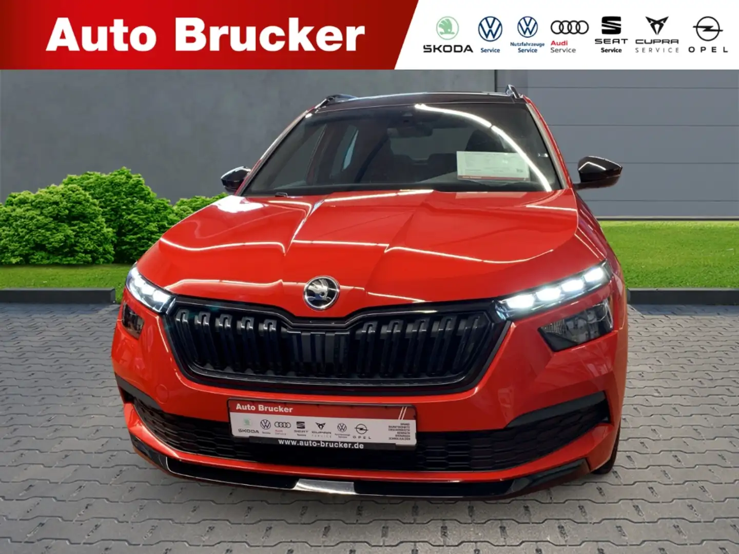 Skoda Kamiq Monte Carlo 1.0 TSI+Alufelgen+Klimaautomatik+Sitzh Rot - 1