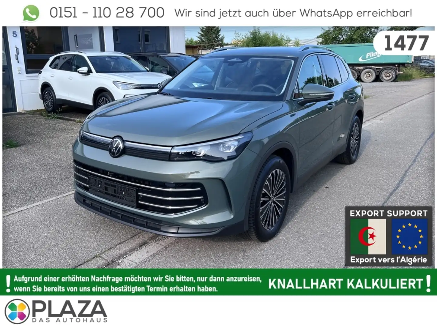 Volkswagen Tiguan 1.5eTSI Elegance ACC AHK MATRIX NAVI 360°RFK Vert - 1