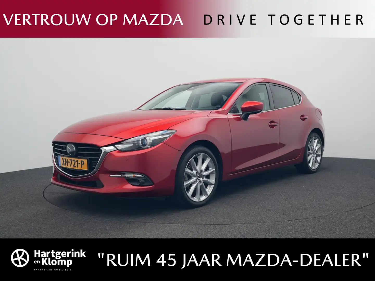 Mazda 3 2.0 SkyActiv-G GT-M met afneembare trekhaak : deal Rouge - 1