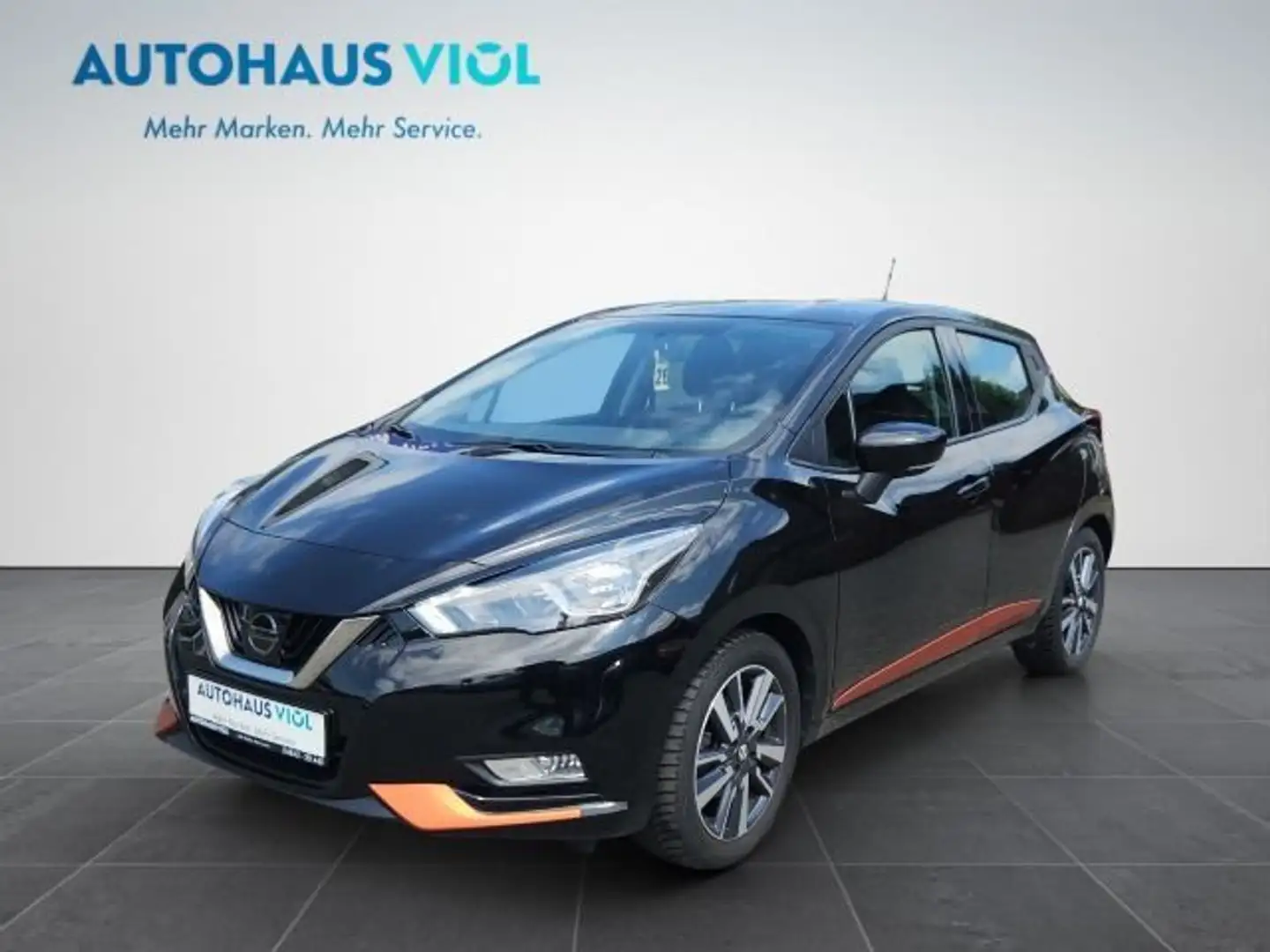 Nissan Micra 1.0 N-Way Navi ALU-Felgen Sitzheizung Schwarz - 1