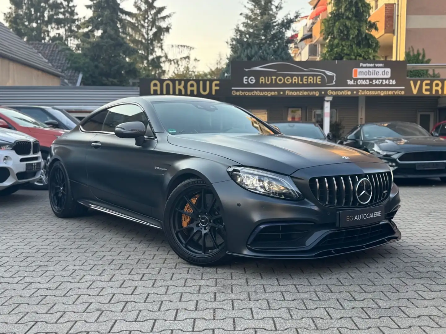 Mercedes-Benz C 63 AMG C63 S AMG*CARBON*AERO*MAGNO*360-GRAD*BURMESTER Grijs - 2