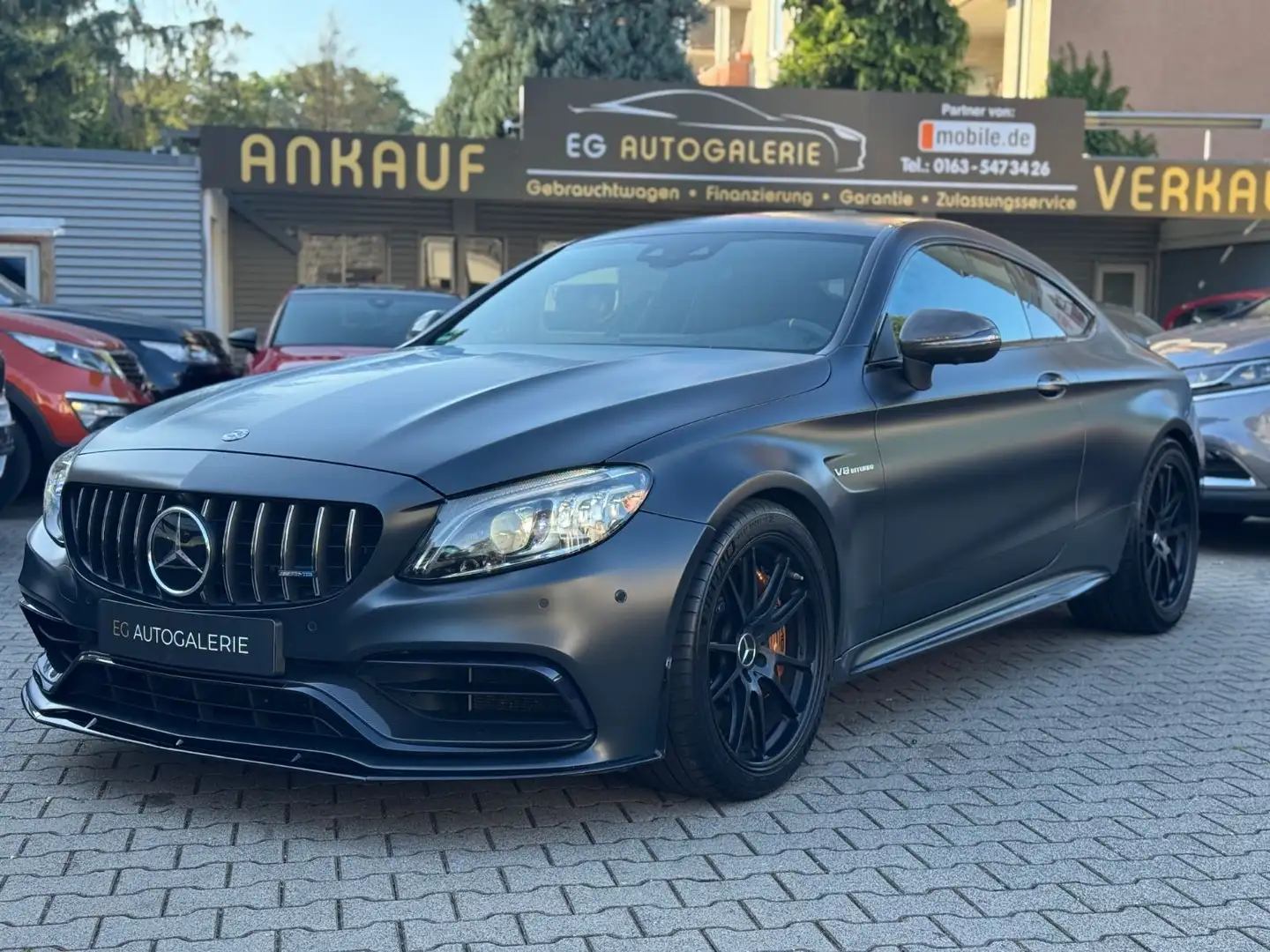 Mercedes-Benz C 63 AMG C63 S AMG*CARBON*AERO*MAGNO*360-GRAD*BURMESTER Grijs - 1