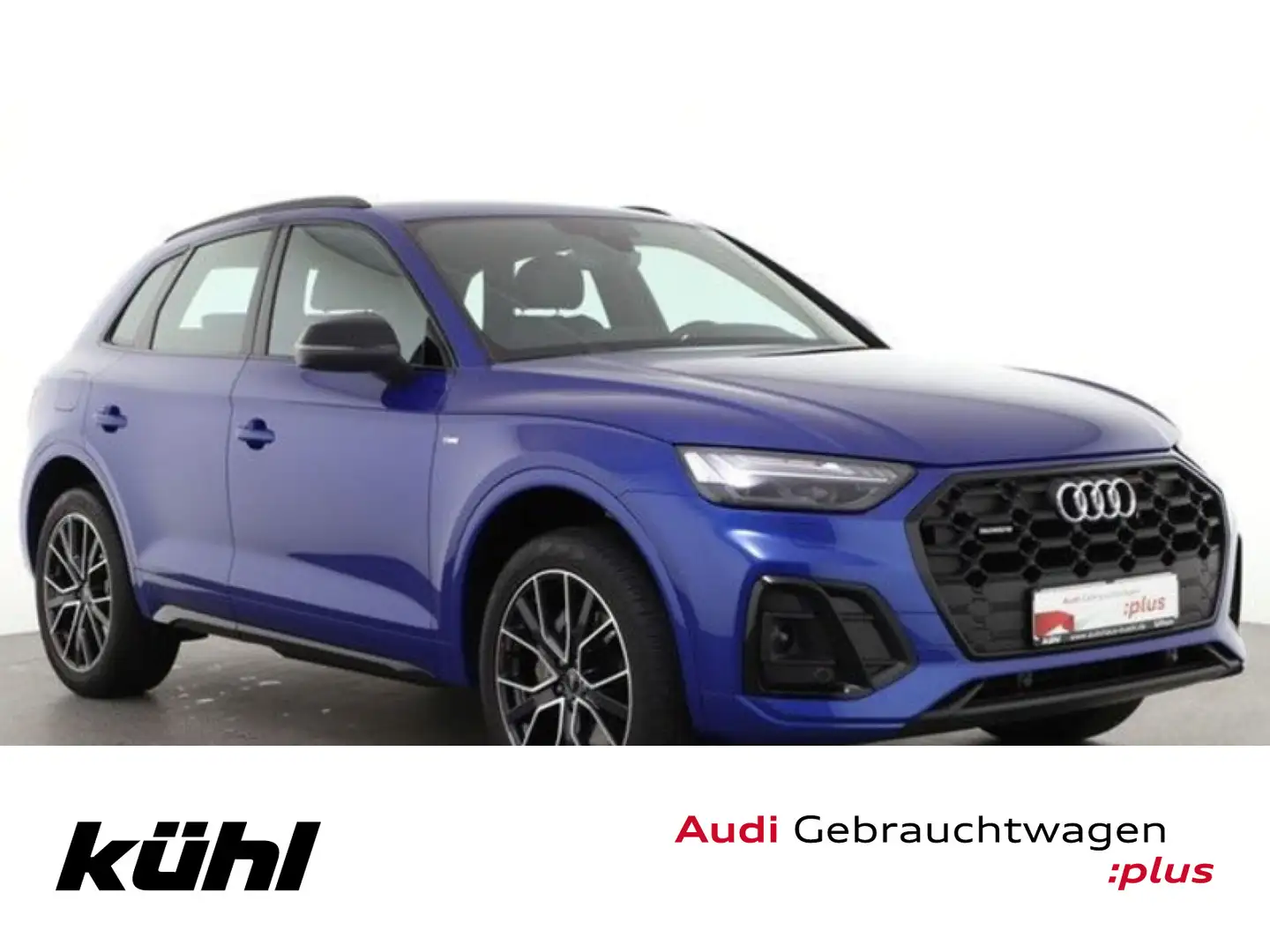 Audi Q5 40 TDI quattro S line Matrix B&O Virtual Cock Bleu - 1