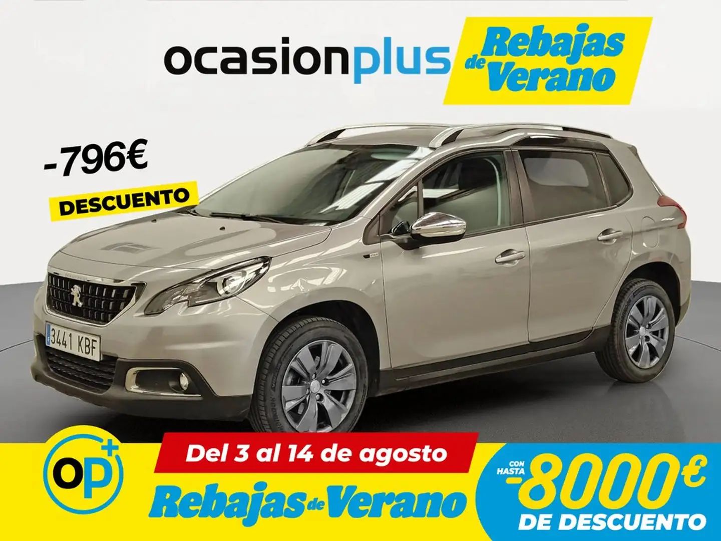 Peugeot 2008 1.2 PureTech S&S Style EAT6 110 Gris - 1