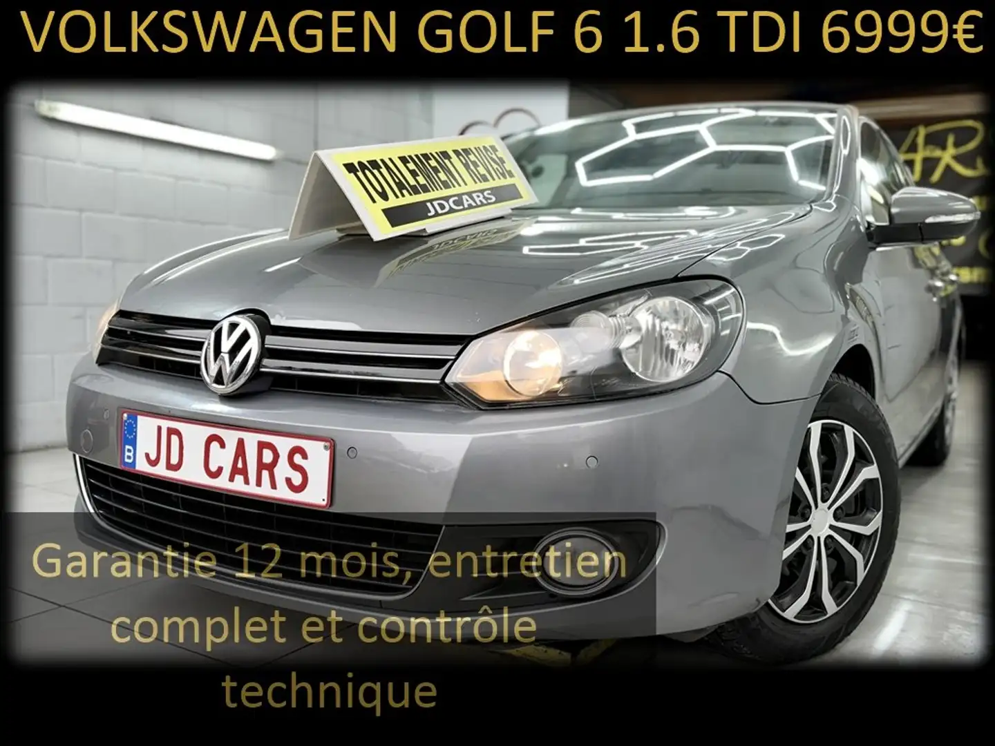 Volkswagen Golf 1.6 TDI BLUEMOTION ‼️GARANTIE 1AN CTOK‼️ Grijs - 1