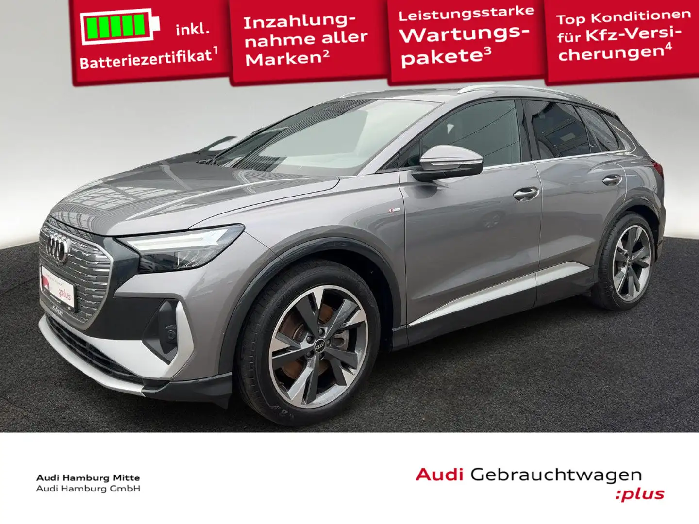 Audi Q4 e-tron Q4 40 e-tron 150 kW S line Navi Sitzhzg PDC Virt Gris - 1