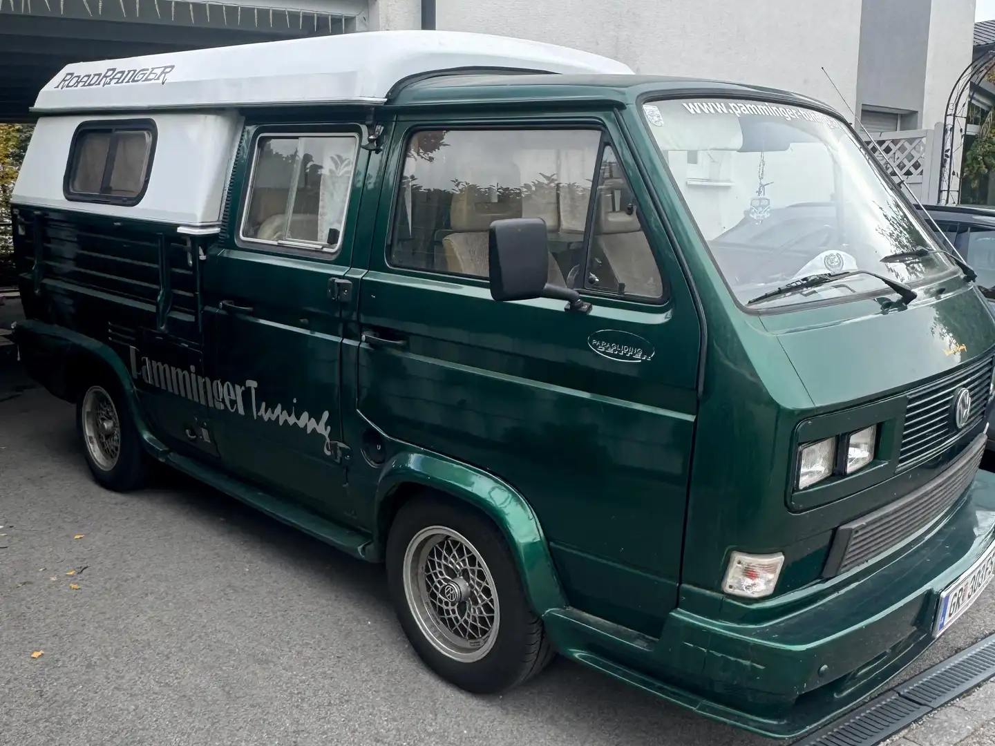 Volkswagen T3 T3 Doka mit Campingaufbau Grün - 2
