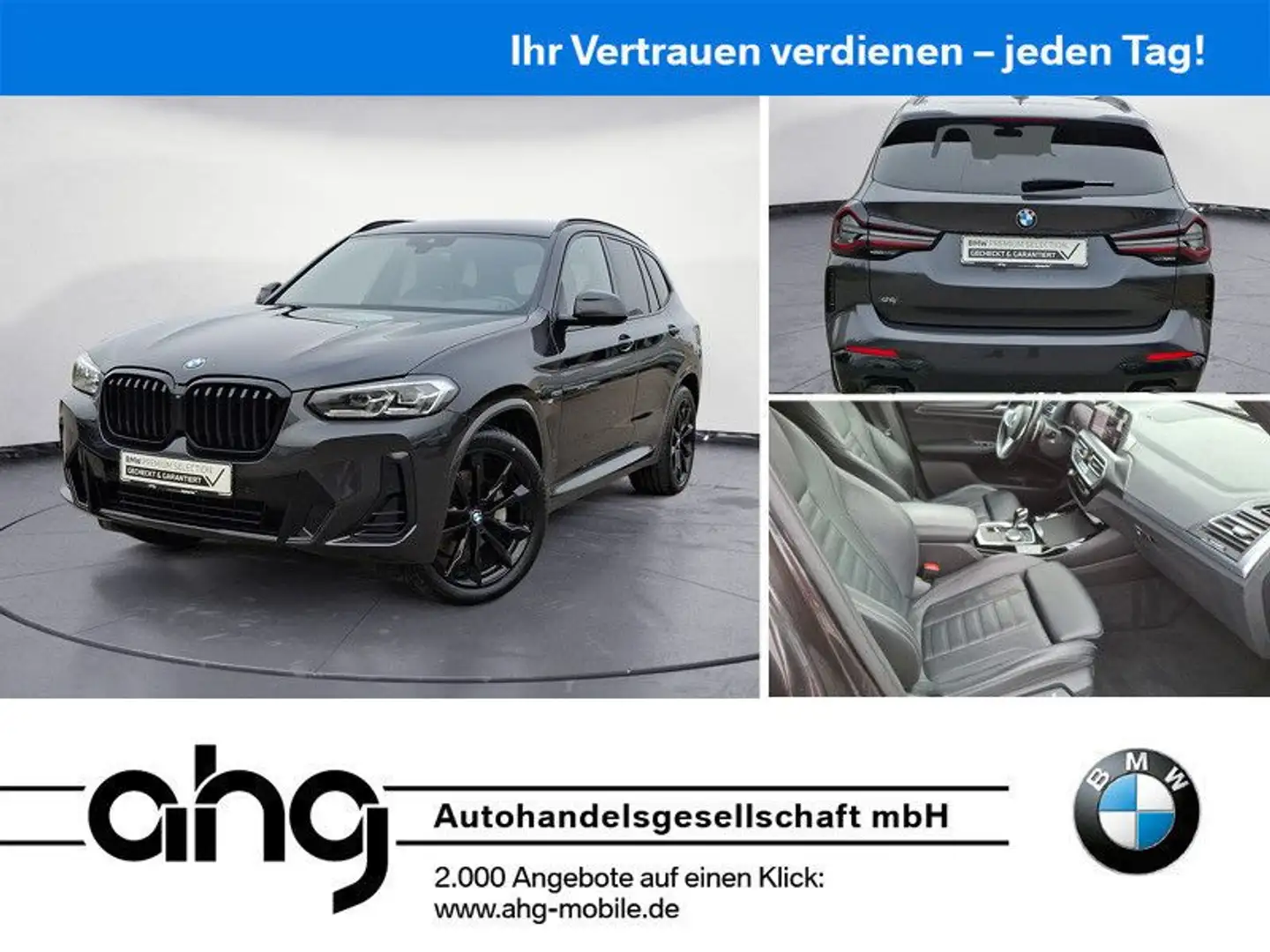 BMW X3 xDrive30d M Sport Navi Standheizung HiFi Grau - 1