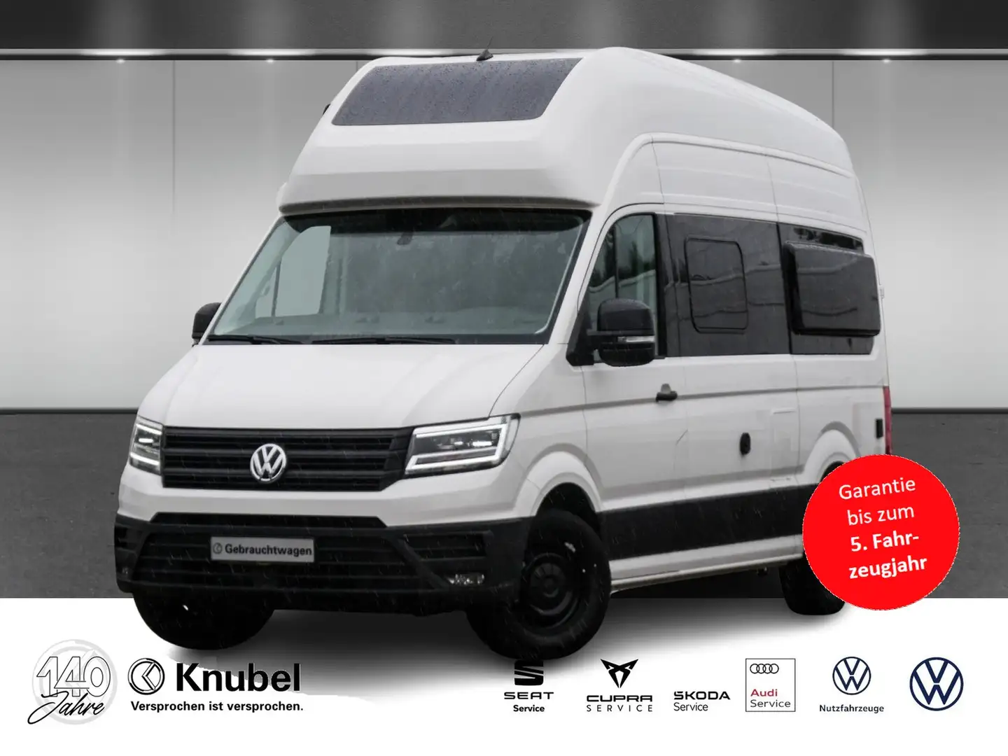 Volkswagen Grand California 600 LED Solar ACC Fahrradträger RKamera Weiß - 1