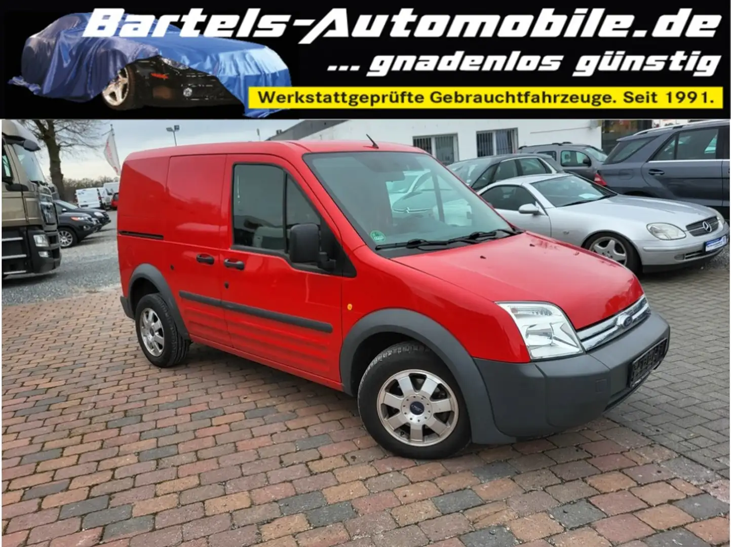 Ford Transit Connect T200 1.8 TDCI, PDC, erst 47 tkm Piros - 1