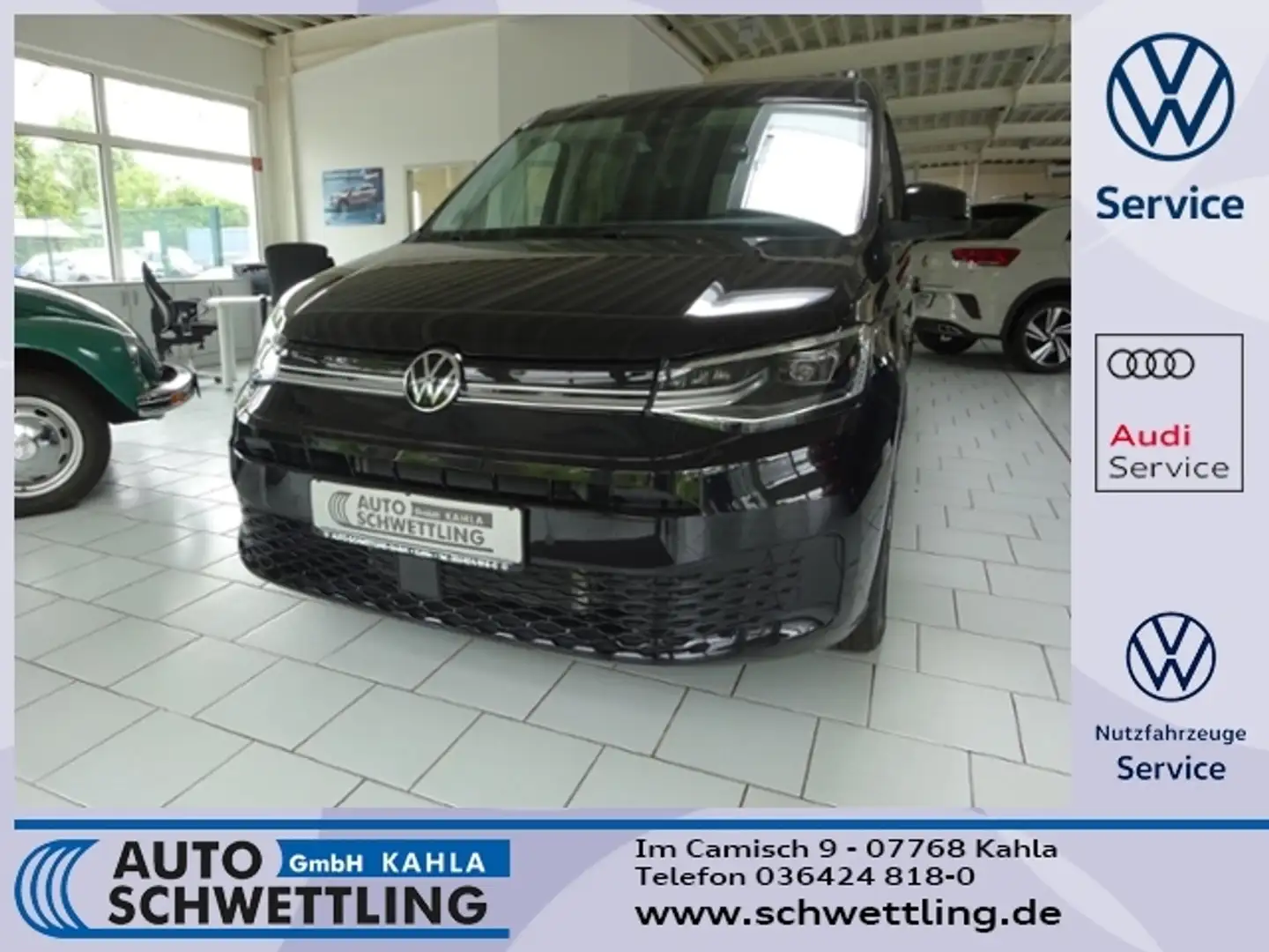 Volkswagen Caddy 1.5 TSI DSG Style KLIMA LED NAVI ALU Schwarz - 1