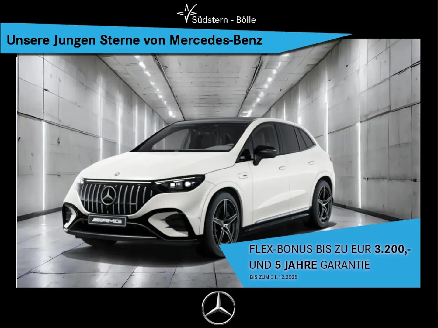 Mercedes-Benz EQE SUV EQE 43 AMG 4M SUV HYPER+DISTR.+AHK+PANO+HUD+HAL+ Blanco - 1