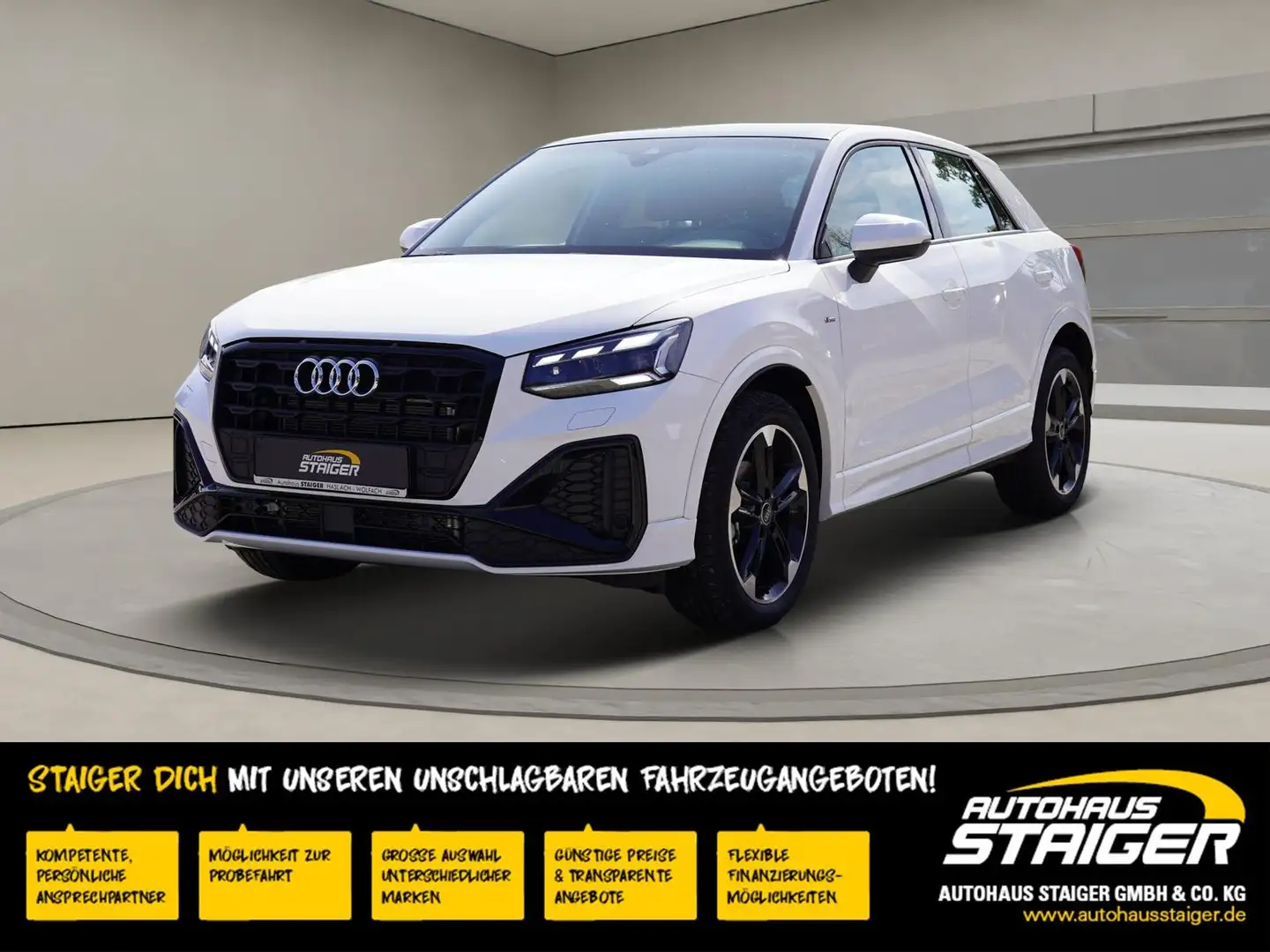 Audi Q2 S-Line 35 TFSI+Sofort Verfügbar+Soundystem+SHZ+ Bílá - 1