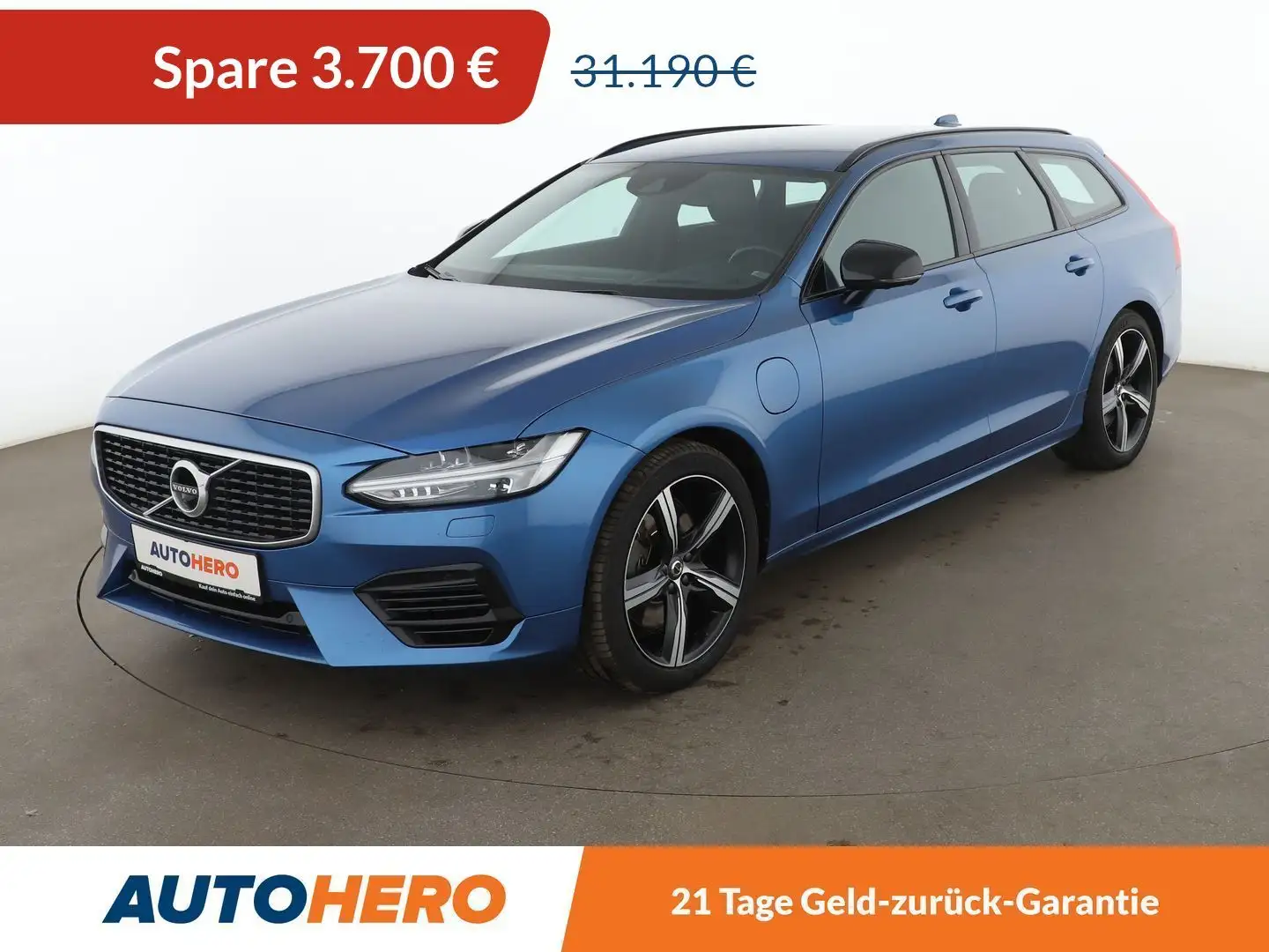 Volvo V90 2.0 T8 Plug-in Hybrid R-Design AWD Aut.*NAVI*LED* Mavi - 1