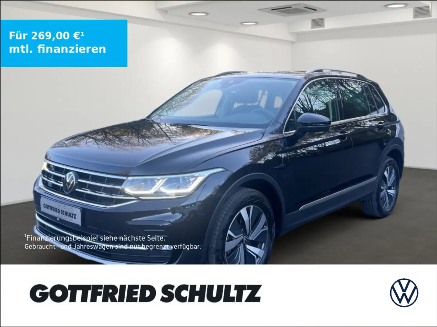 Volkswagen Tiguan 1.4 e-TSI DSG LED NAVI PANO KAMERA SHZ PDC LM Schwarz - 1
