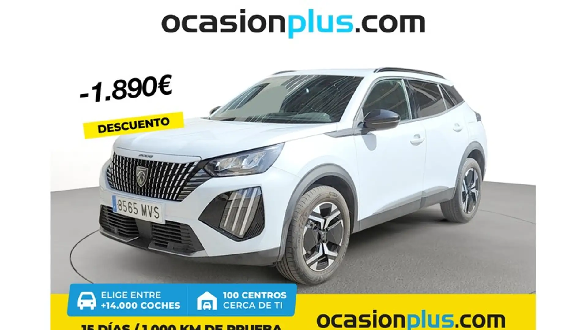 Peugeot 2008 1.2 PureTech S&S Allure EAT8 130 Blanc - 1