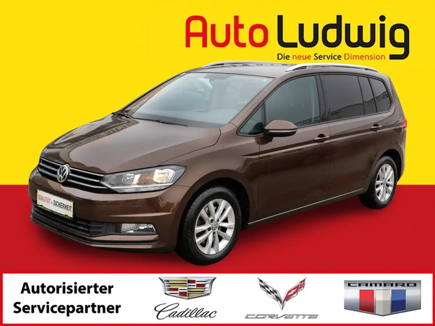 Volkswagen Touran Comfortline 1,6 SCR TDI*PARK PILOT*SHZ*TEMPOMAT* Braun - 1