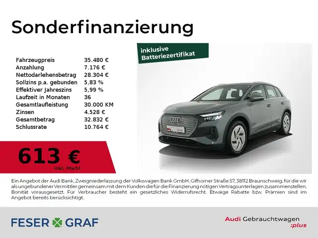 Audi Q4 e-tron 35 LED / PDC / GRA