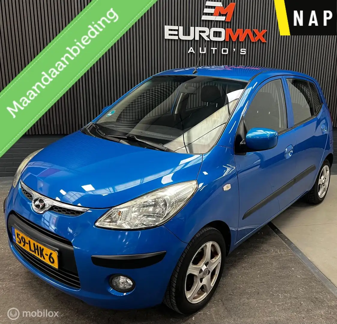 Hyundai i10 1.1 i-Catcher NAP - AIRCO Blau - 1