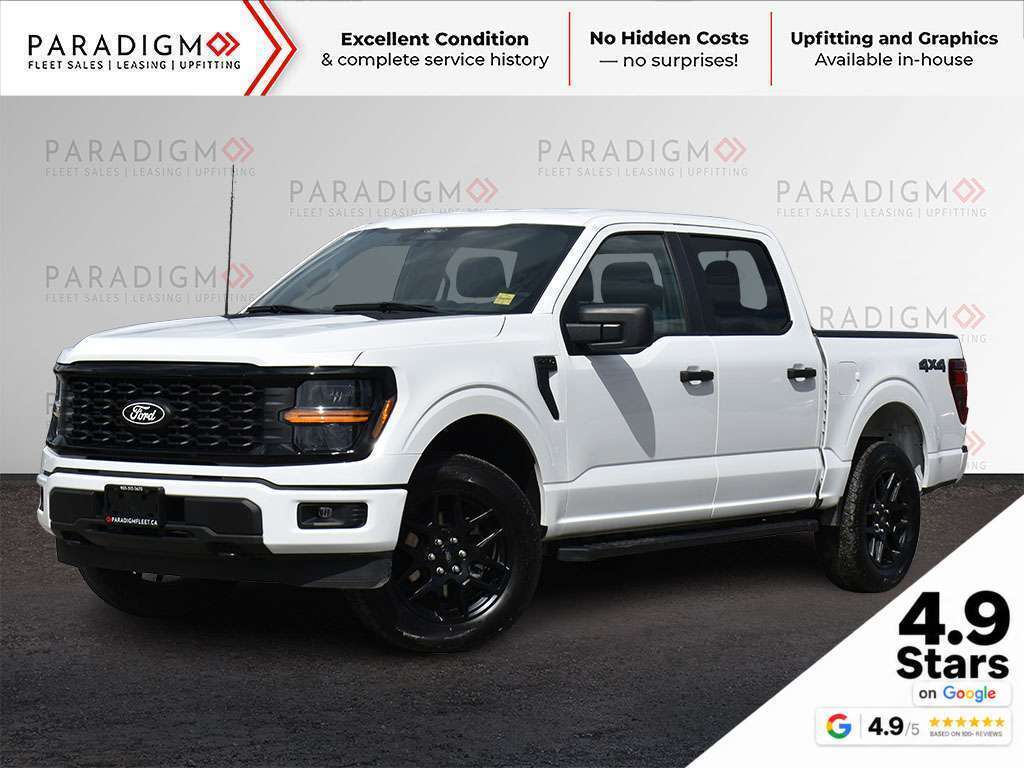 White 2025 Ford F-150 Pickup Truck Four-Wheel Drive Automatic