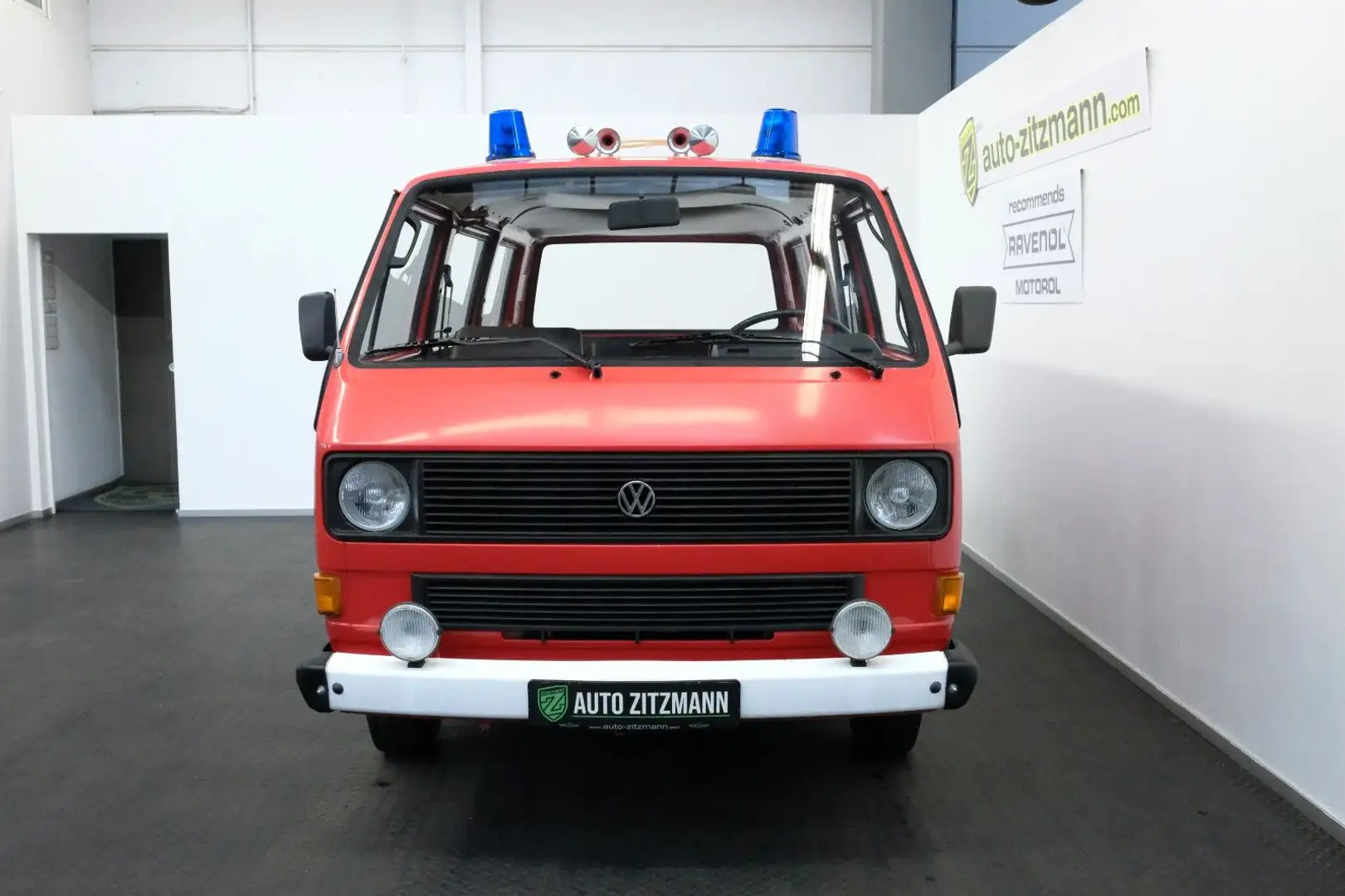 Volkswagen T3 8-Sitzer verglast ex-FEUERWEHR OLDTIMER Красный - 2